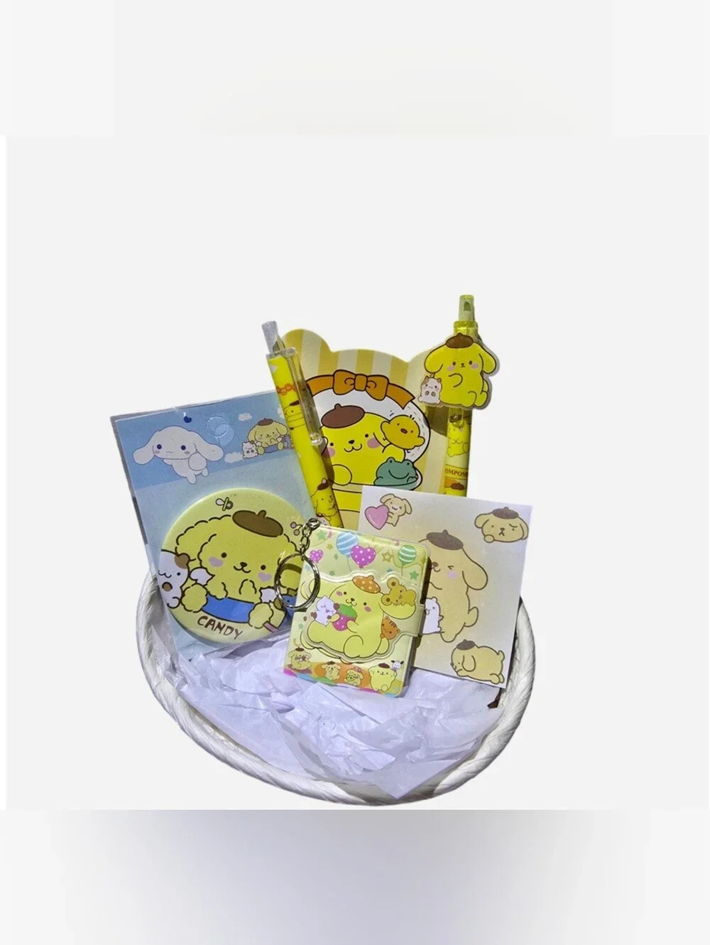 Sanrio Pompompurin Kawaii Stationery Bundle of 6 Items NEW